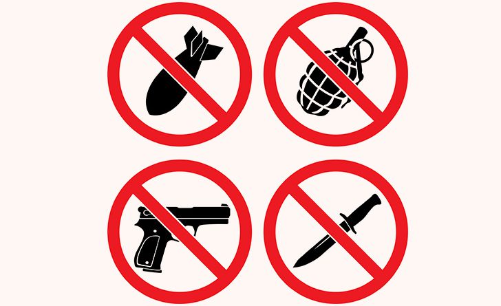 اشیای ممنوعه پروازخارجی